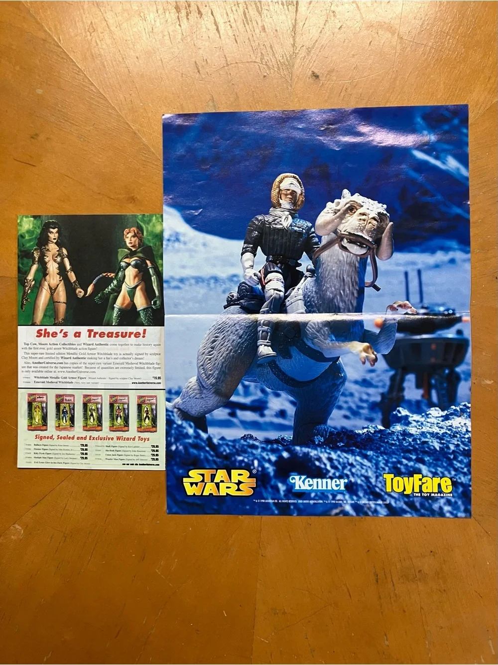 Vintage Wizard Comic Magazine Lot 7 Mags 2 Polybags Star Wars Earth X Promo